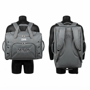 Bolsa de Hockey sobre Hielo Premium TAISON SPORTS 900D 380 GSM PU para Hombre, 30-40L, Verde Neón, Negro, Gris, Panel Personalizado con Sublimación y Bordado - Product Image 4