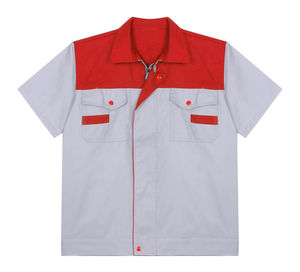 Chemises de travail à manches courtes pour hommes, uniformes industriels avec broderie et impression, options de logo personnalisé - Product Image 1