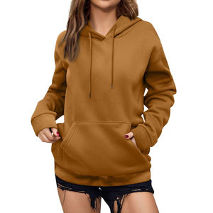 PIHA SPORTS Men's Casual Double Terry Fleece Hoodie Solid Color Warm Windproof Breathable Stylish Zip Pullover Polyester/Cotton - Product Image 1