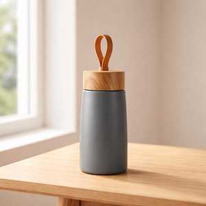 NatureCraft Wooden <b>Bottle</b> GreenSip Wood <b>Bottle</b> WoodWave Water <b>Bottle</b> EcoTimber <b>Bottle</b> - Product Image 3