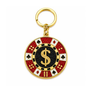Eye-catching OEM Vintage Cartoon Glitter Metal Keychain with <b>Custom</b> Logo for Trade Show Giveaways and Luxury Promotional Gifts - Product Image 2