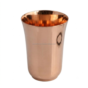 Vente en gros de gobelets en cuivre pur, verres à eau ayurvédiques, tasses à eau pour la santé, en vrac - Product Image 6