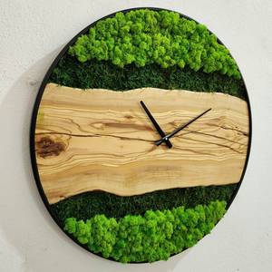 Minimalist Wooden <b>Clock</b> Silent Wall Timepiece with Natural Wood Grain for Home or Workspace Use - Product Image 3