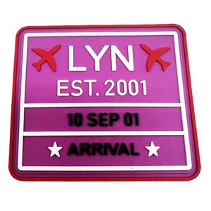 Custom 3D Embossed Rubber PVC <b>Sew</b>-<b>On</b> <b>Patches</b> custom pvc <b>patches</b> - Product Image 5