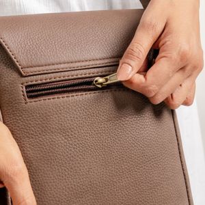 Bolsos cruzados de cuero genuino a la moda, de gran venta, para mujer, con cadena, de diseñador, de lujo, para viaje, bandolera. - Product Image 6