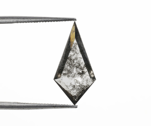 Diamante de laboratorio suelto de 1.0 ct con corte Fancy Kite, perforado con láser, tipo Sal y Pimienta, personalizado, venta al por mayor a precio de fábrica - Product Image 3