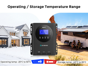 ตัวควบคุมการชาร์จพลังงานแสงอาทิตย์อัจฉริยะอัตโนมัติ MPPT 12v 24v 36v 48v 100A สำหรับระบบโซลาร์เซลล์ - Product Image 6