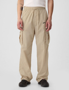 กางเกงคาร์โก้ไนลอนทรงหลวมสำหรับผู้ชาย น้ำหนักเบา มีกระเป๋าหลายช่อง กางเกงยูทิลิตี้ เอวผูกเชือก สวมใส่สบาย เหมาะกับกิจกรรมกลางแจ้ง ผลิตจากโรงงาน - Product Image 4