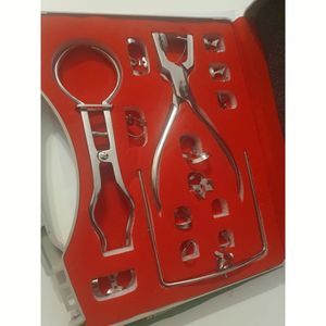 Professional Stainless Steel Dental Rubber Dam Instrument Kit with Rubber Dam <b>Frame</b> Punch <b>Clamp</b> Forceps Assorted <b>Clamps</b> - Product Image 1