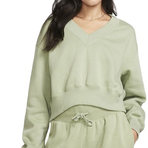 Pas cher prix broderie personnalisée bouffée impression à capuche pour les femmes de haute qualité vierge femmes sweats à capuche et sweat-shirts 2024 - Product Image 1