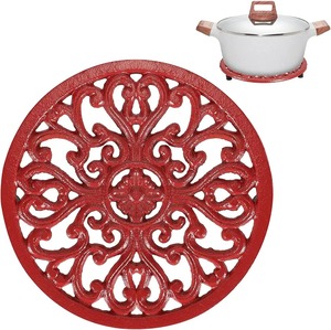 Socle en fonte avec motif de coq coloré, dessous de plat décoratif pour comptoir de cuisine et casseroles, dessous de plat ronds décoratifs en métal - Product Image 6