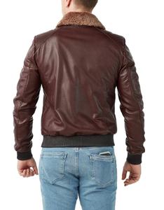 Veste en cuir véritable de qualité supérieure, veste de motard personnalisée, veste vintage pour homme, vêtements d'extérieur, fabricant OEM ODM en gros - Product Image 5