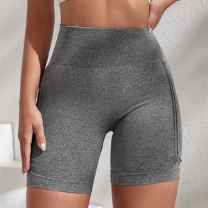Nuevos pantalones cortos deportivos de compresión para mujer con bolsillos, para yoga, fitness, correr, cintura alta, para entrenamiento. - Product Image 1