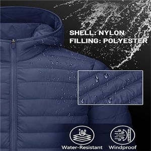Nouvelle arrivée : veste matelassée bleu marine pour homme, vestes matelassées pour homme, vestes d'hiver pour homme, vêtements streetwear de marque - Product Image 6