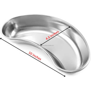 ชุดอุปกรณ์ถาดไตสแตนเลสขนาด 10 นิ้ว ได้รับการรับรองมาตรฐาน CE ISO สำหรับการผ่าตัดและอาเจียน  แบบแมนนวล  OEM ODM ขายส่ง - Product Image 1