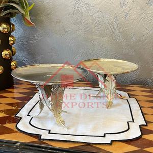 Supports à gâteaux décoratifs de table avec supports à plumes pour la décoration de fête d'anniversaire Supports à gâteaux à 1 étage en métal de haute qualité Best-seller - Product Image 6