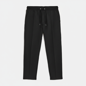 Pantalones Deportivos Negros de Alta Calidad para Hombre |   Pantalones Deportivos de Corte Ajustado |   Listo para Marca Privada - Product Image 2