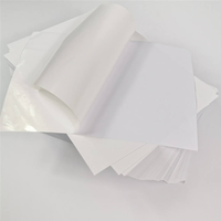 Film vinyle synthétique blanc brillant auto-adhésif format A4 en PP, BOPP, PET, marque blanche