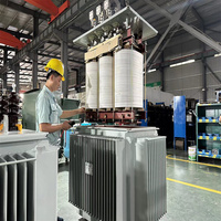 Transformador Yawei Estándar IEC para Exteriores, Trifásico, Sumergido en Aceite, Tipo 160 Kva 500 Kva, Modelo S11, Entrada de 10kV, Refrigeración ONAN, 50/60Hz