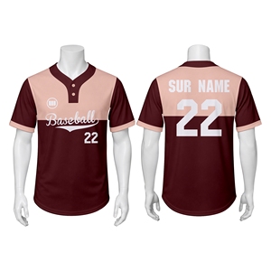 Uniformes de Béisbol Sublimados Personalizados, Uniformes de Equipo Premium, Ropa Deportiva Transpirable, Wida Sports, Poliéster/Nailon Antibacteriano - Product Image 1