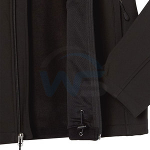 Veste softshell pour homme de qualité supérieure, à capuche, avec logo personnalisé sur le devant, respirante, écologique, en solde - Product Image 5
