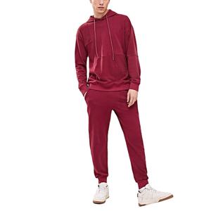 Custom <b>Men's</b> XL Casual Cotton Track Suit Latest Sports Training Wear Printed Logo Breathable <b>Fleece</b> Hoodie <b>Jogger</b> Set for Winter - Product Image 1