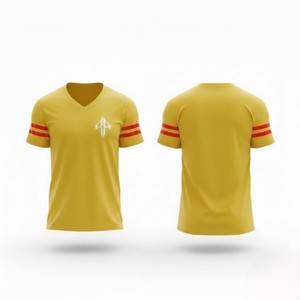 Maillot de football américain pour homme de haute qualité, col en V, respirant, séchage rapide, 100% polyester, couleur unie, Plus RIVIAN ATLANTIC - Product Image 1