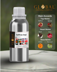 Parfum Inspiré SAFFRON OUD – Haute Qualité, Longue Durée, Concentré, Multi-Senteurs – Fournisseurs en Gros pour Usage Quotidien - Product Image 1