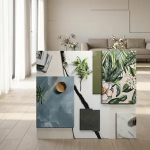 Carreaux de porcelaine texturés sculptés de qualité supérieure 600x1200 – Carrelage mural de luxe pour hall d'hôtel, décoration rustique haut de gamme, carreaux d'intérieur pour entreprises - Product Image 3