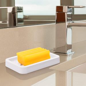 Support à Savon 2 Pièces avec Égouttoir et Plateau de Récupération d'Eau en Acier Inoxydable pour Éponge et Savon - Product Image 3