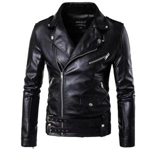 Leather Jacket for Men's Wholesale Fashion Men <b>Genuine</b> Leather Jacket - Product Image 6