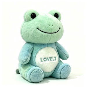 ของเล่นตุ๊กตากบหน้ากลมปักท้องตุ๊กตากบอ้วนน่ารักสีพาสเทลสำหรับให้เป็นของขวัญ - Product Image 5