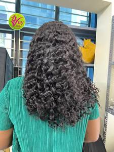 VuyHair Cabello Humano Rizado Vietnamita de Alta Calidad 18-22 Pulgadas 100% Cabello Virgen Real Extensiones con Cierre Doble Trama a Máquina - Product Image 1