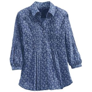Servicio OEM de Alta Calidad, Camisa Personalizada al por Mayor, Popular, Estampada, Elegante, Floral, Casual, de Moda, Manga Larga, con Botones y Cuello Camisero - Product Image 5
