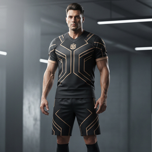 Uniforme de Fútbol Americano Personalizado al por Mayor, Jersey de Equipo Sublimado de Poliéster y Spandex, Ropa Deportiva Flexible para Práctica y Juego - Product Image 5