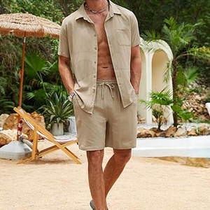 Ensemble Coordonné Tendance Été : Chemise Hawaïenne Oversize et Short pour Homme – Tenue Streetwear Estivale - Product Image 3