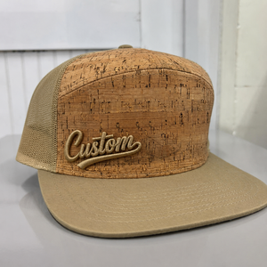 Casquette Trucker en Liège Brodé 6 Panneaux Maille Snapback Unisexe Décontractée Été Personnalisable Logo OEM Casquettes Trucker en Maille - Product Image 2