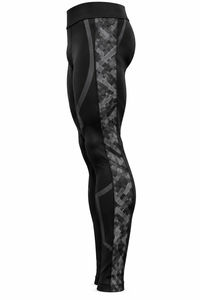 OEM High Quality Solid Gym Wear Tights Stretch Elastic Custom <b>Compression</b> Quick Dry Printing <b>Men</b> Sports <b>Leggings</b> Fitness - Product Image 6