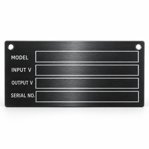 Placa de Metal con Logotipo Personalizado, Placa de Identificación Grabada para Maquinaria y Equipos Eléctricos, Directo de Fábrica - Product Image 2