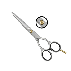 Ciseaux de coiffure de luxe pour salon de barbier, design ergonomique pour un contrôle de coupe fluide et un repose-doigts confortable - Product Image 2
