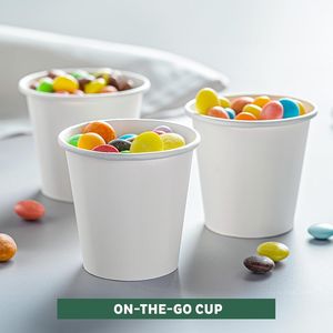 Bicchieri di Carta Monouso da 4 oz, Confezione da 300, per Caffè e Collutorio, Bicchieri Caldi per Uso in Bagno - Product Image 4