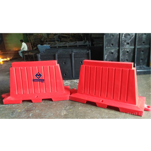 รั้วกั้นจราจรแบบเติมน้ำ HDPE สีเหลือง รุ่นใหม่ ปี 2026 พร้อมแถบสะท้อนแสงเพื่อความปลอดภัยบนท้องถนน - Product Image 3