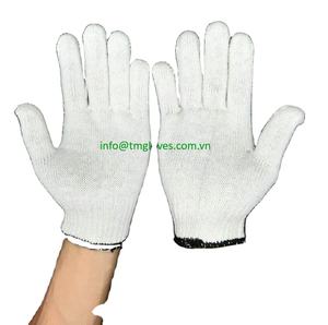 Gants de sécurité en coton de haute qualité pour la protection des mains longueur 21-26cm origine vietnamienne à usage général pour la construction - Product Image 3