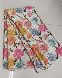 Tela Crepe con Estampado Posicional, Material de Lujo para Sarees y Vestidos Tradicionales de Mujer, Venta al Por Mayor, 65 GSM, Ancho 44 - Product Image 4