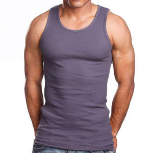 Camiseta Deportiva Casual de Verano para Hombre, Estilo Retro Americano, Sin Mangas, Cuello Redondo, Ajustada, 100% Algodón, Secado Rápido, Color Personalizado - Product Image 2