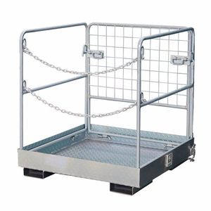 Gabbia di Sicurezza per Carrelli Elevatori 36"x36" ad Alta Resistenza con Capacità di 1150 libbre, Piattaforma di Lavoro per Maggiore Sicurezza sul Posto di Lavoro - Product Image 1