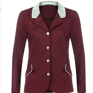 Veste d'équitation coupe-vent à manches longues pour femme, la plus vendue, personnalisable, pour concours équestres en extérieur, service OEM, emballage personnalisé - Product Image 1