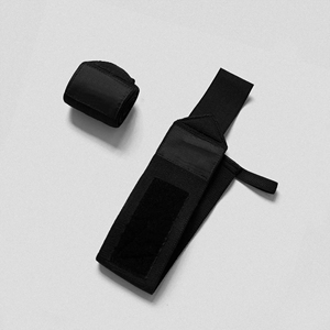 Bandes de compression élastiques rembourrées personnalisées avec logo pour la musculation, le yoga, la force athlétique, l'haltérophilie, le soulevé de terre, respirantes - Product Image 2