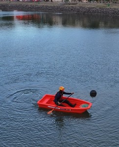 Bote Rotomoldeado de PE KEMAN de 2.6M // Bote de Pesca Ligero para Motor Fuera de Borda de 4HP, Capacidad de Carga de 488 kg - Bote de Patrulla - Product Image 1