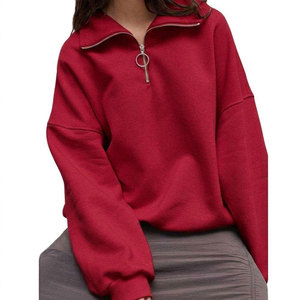 Colección Premium de Invierno: Sudaderas de Cuello Alto con Media Cremallera para Mujer - Product Image 2